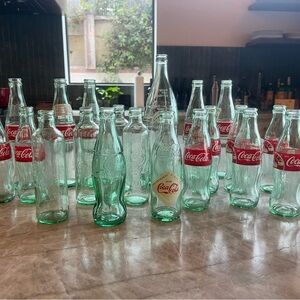 Coca-Cola Glass Bottle Set 20